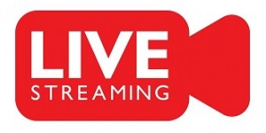 Live stream logo design. Vector illustration design template